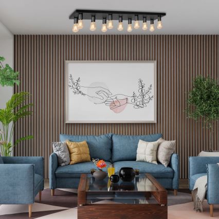 Точечный светильник FILO 11xE27/60W/230V черный