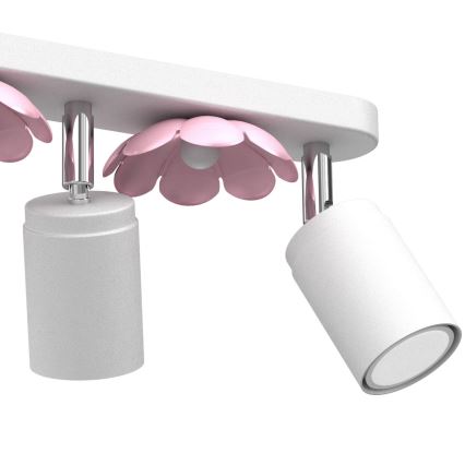 Точечный светильник FLOWER 3xGU10/8W/230V белая