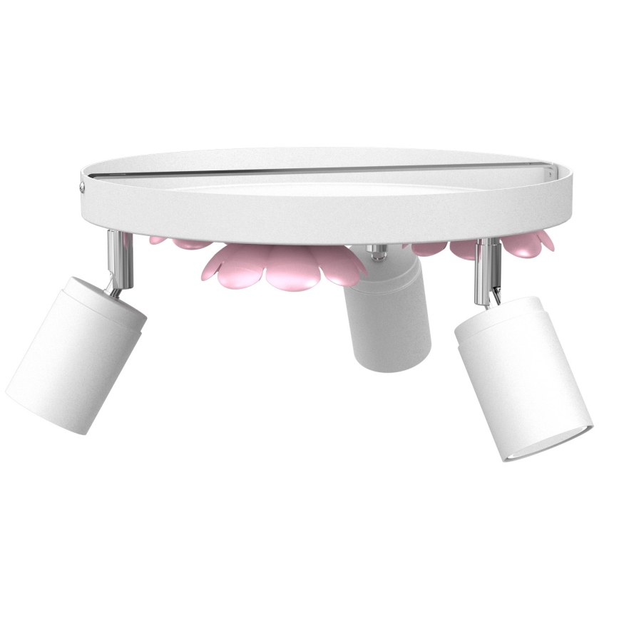 Точечный светильник FLOWER 3xGU10/8W/230V белая