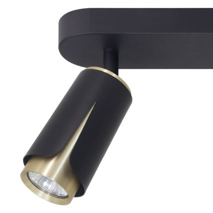 Точечный светильник FLOWER 3xGU10/8W/230V черный