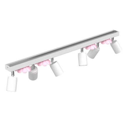 Точечный светильник FLOWER 6xGU10/8W/230V белая