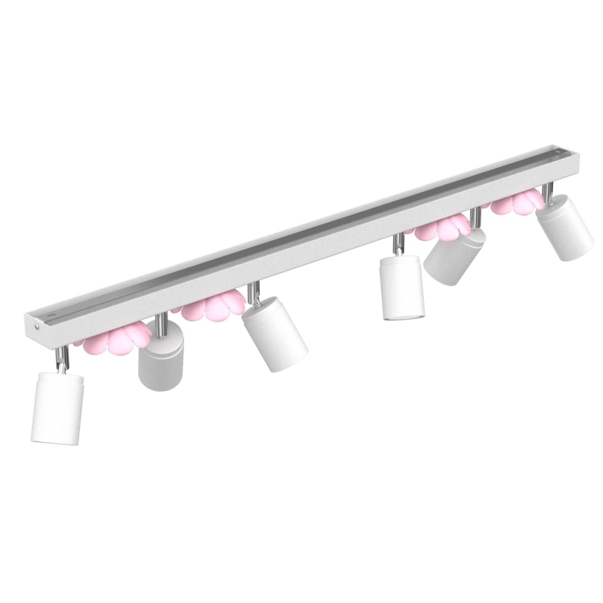 Точечный светильник FLOWER 6xGU10/8W/230V белая