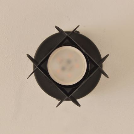 Точечный светильник GAMBIT 1xGU10/10W/230V чёрный