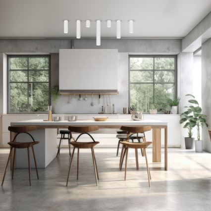 Точечный светильник GENESIS 1xGU10/8W/230V 10 см белый