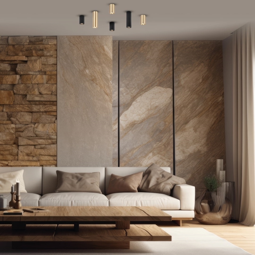 Точечный светильник GENESIS 1xGU10/8W/230V 20 см золотистый