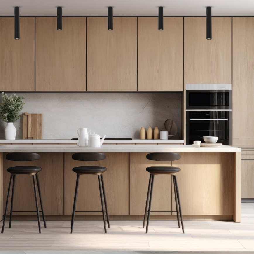 Точечный светильник GENESIS 1xGU10/8W/230V 30 см черный