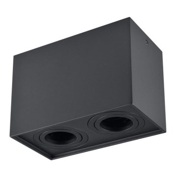 Точечный светильник HADAR Q2 2xGU10/10W/230V черный