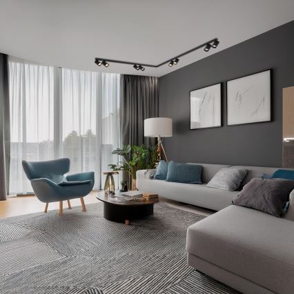 Точечный светильник HERO SPOT 8xGU10/9W/230V черный