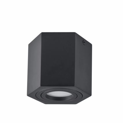 Точечный светильник HEXAGON 1xGU10/10W/230V черный