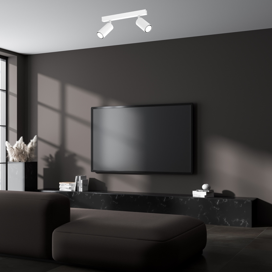 Точечный светильник HUDSON 2xGU10/8W/230V белый