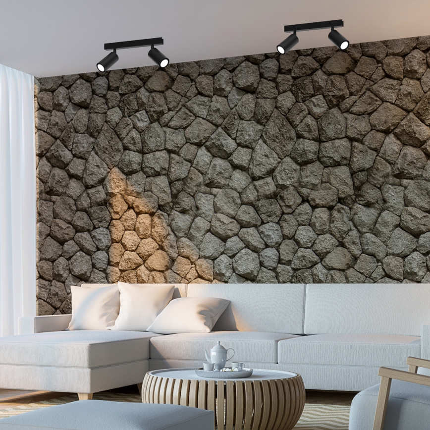 Точечный светильник HUDSON 2xGU10/8W/230V черный