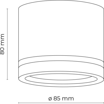Точечный светильник JET 1xGX53/11W/230V белый