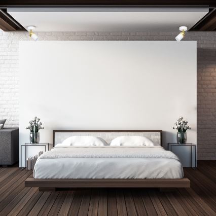 Точечный светильник JOKER 1xGU10/25W/230V белый/золотой