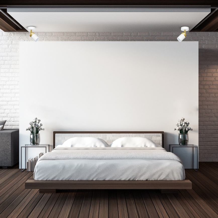 Точечный светильник JOKER 1xGU10/25W/230V белый/золотой