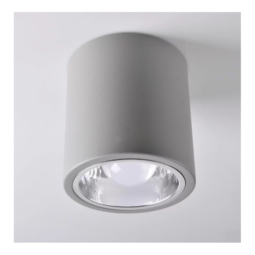 Точечный светильник JUPITER 1xE27/20W/230V диаметр 13 см серый