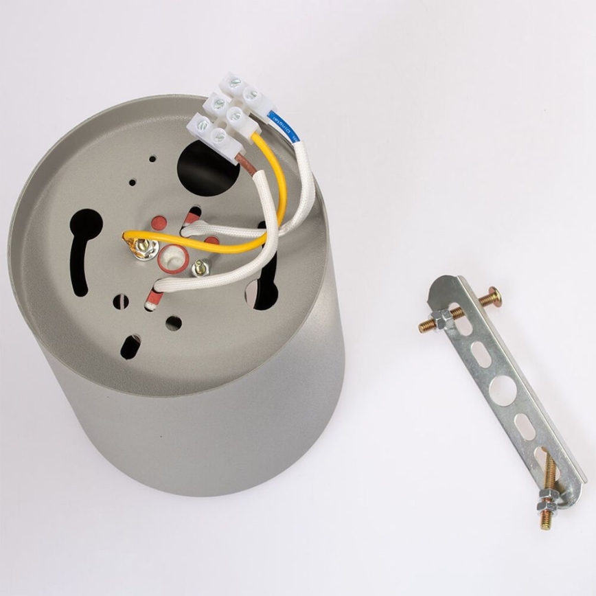 Точечный светильник JUPITER 1xE27/20W/230V диаметр 9,8 см серый