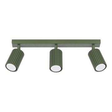 Точечный светильник KARBON 3xGU10/10W/230V зеленый