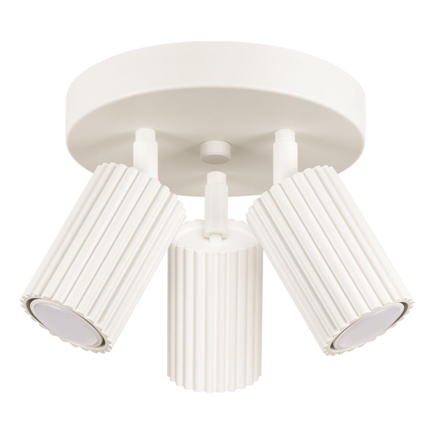 Точечный светильник KARBON 3xGU10/10W/230V кремовый