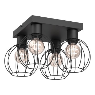 Точечный светильник LAPS 4xE27/15W/230W черный