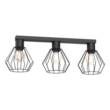 Точечный светильник LETI 3xE27/15W/230V черный