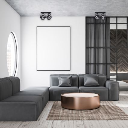 Точечный светильник LUGAR 2xAR111 - GU10/25W/230V