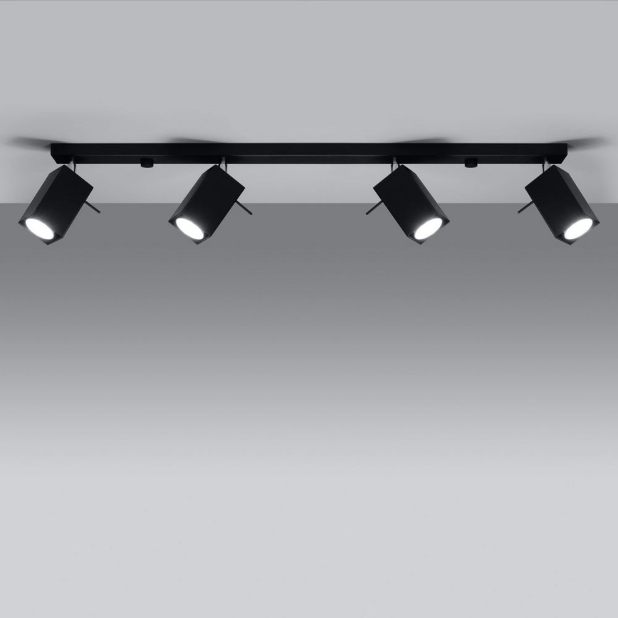 Точечный светильник MERIDA 4xGU10/40W/230V черный