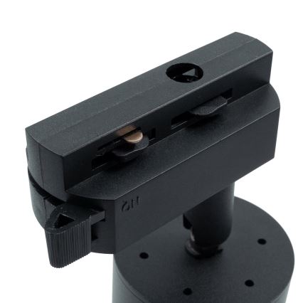 Точечный светильник MICA для трековой системы 1xGU10/25W/230V 1-фазный черный