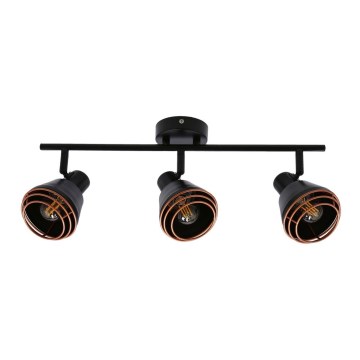 Точечный светильник NERIA 3xE14/40W/230V черный/медный
