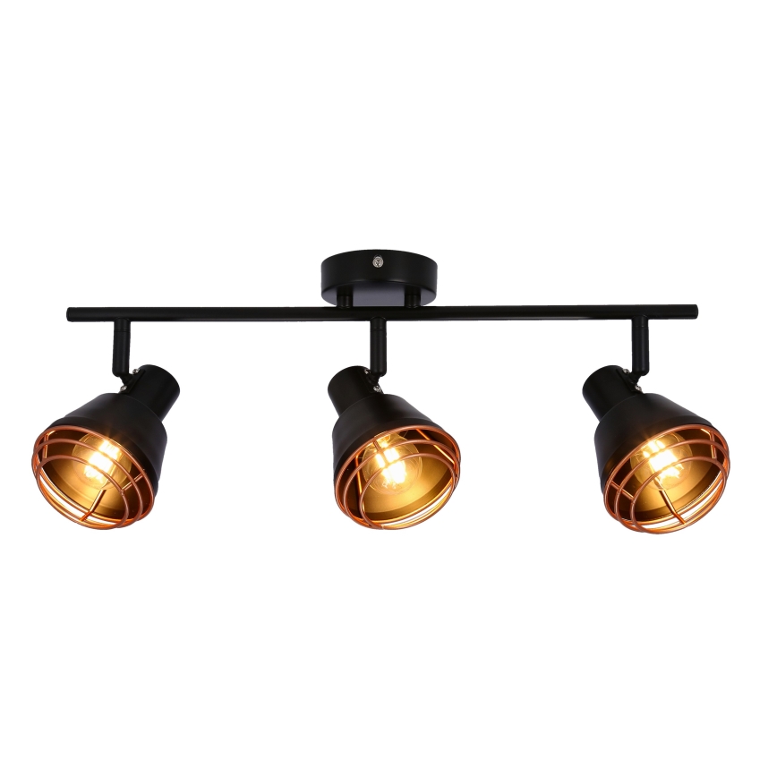 Точечный светильник NERIA 3xE14/40W/230V черный/медный