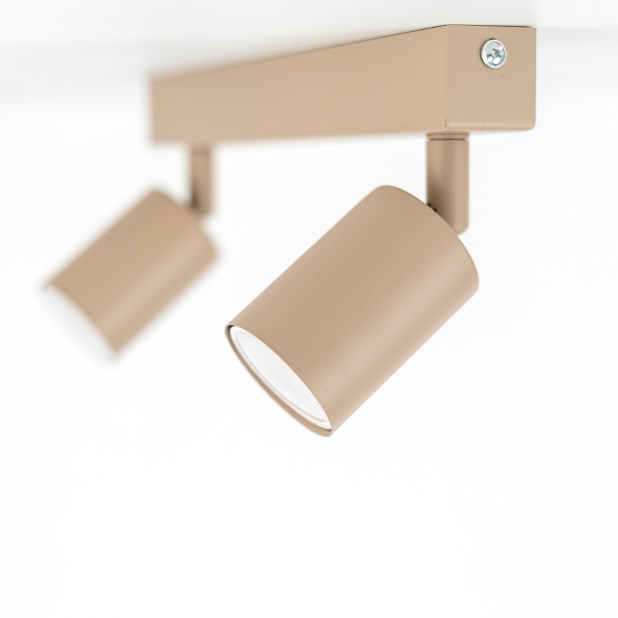 Точечный светильник NEX 2xGU10/10W/230V бежевый