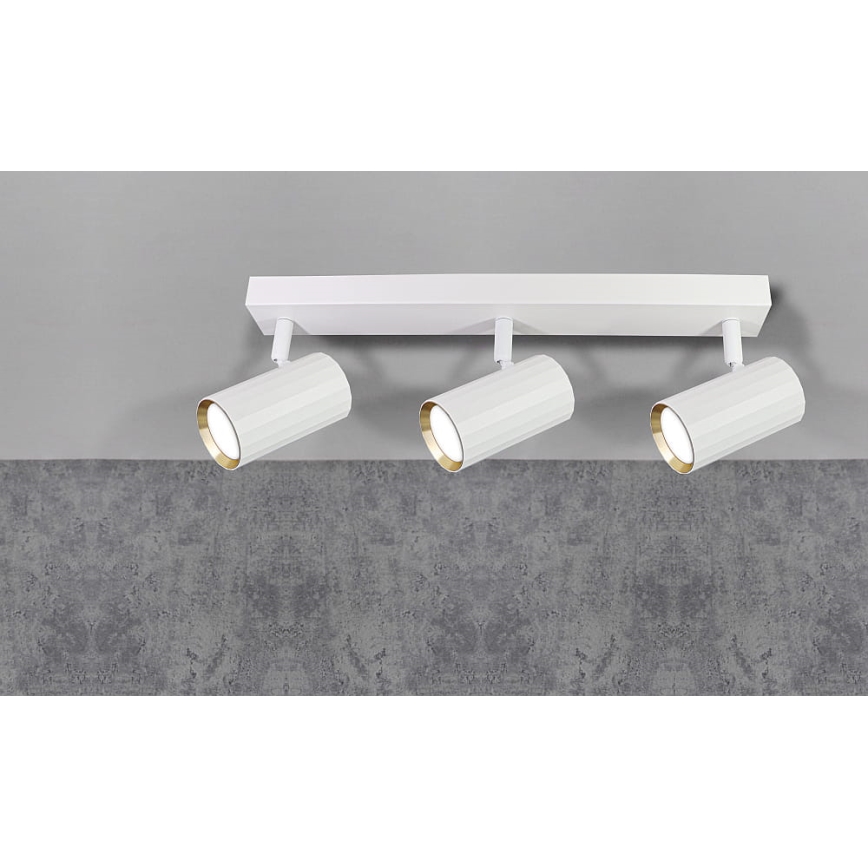 Точечный светильник NICEA 3xGU10/10W/230V белый