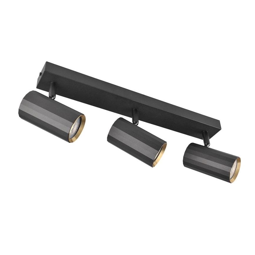 Точечный светильник NICEA 3xGU10/10W/230V черный