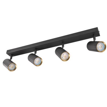 Точечный светильник NICEA 4xGU10/10W/230V черный