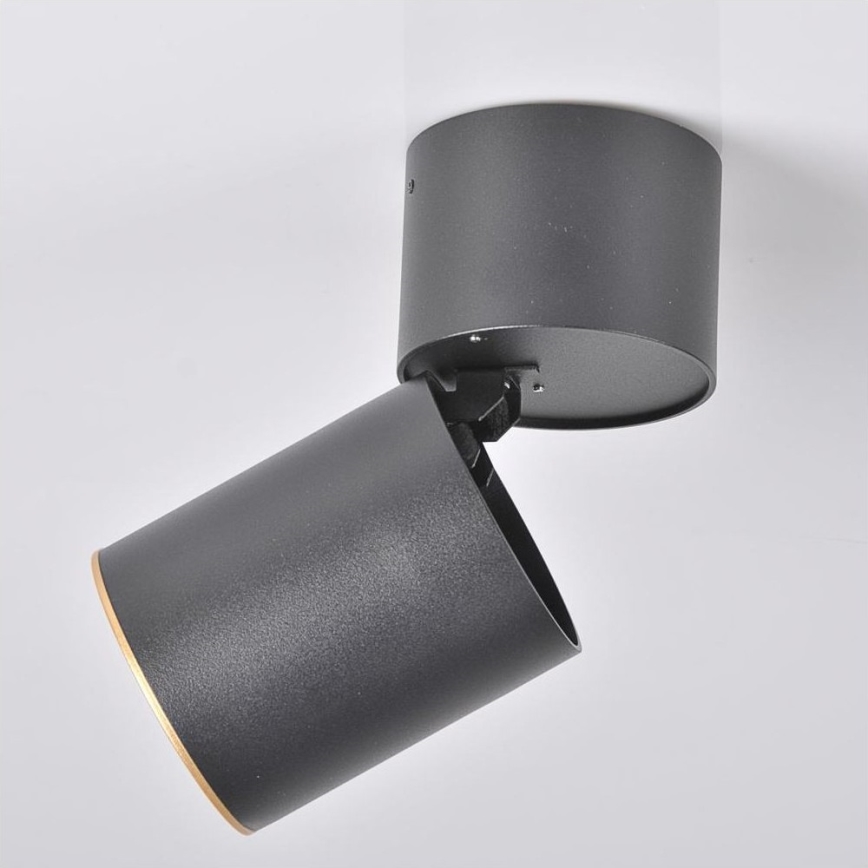 Точечный светильник NIXA 1xGU10/10W/230V черный/золотистый