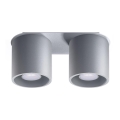 Точечный светильник ORBIS 2 2xGU10/40W/230V серый