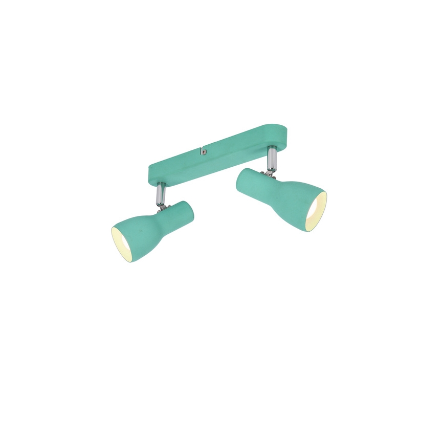 Точечный светильник PICARDO 2xE14/40W/230V бирюзовый