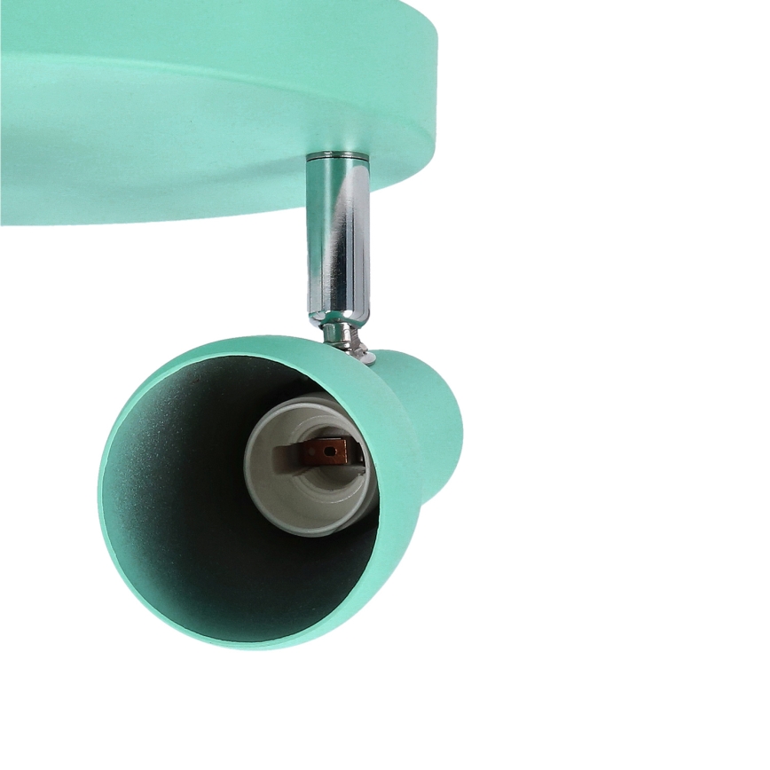 Точечный светильник PICARDO 3xE14/40W/230V бирюзовый