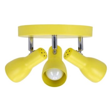 Точечный светильник PICARDO 3xE14/40W/230V желтый