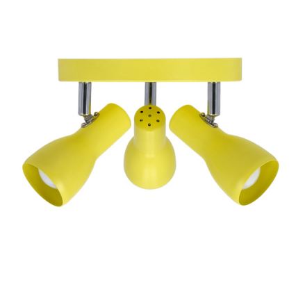 Точечный светильник PICARDO 3xE14/40W/230V желтый