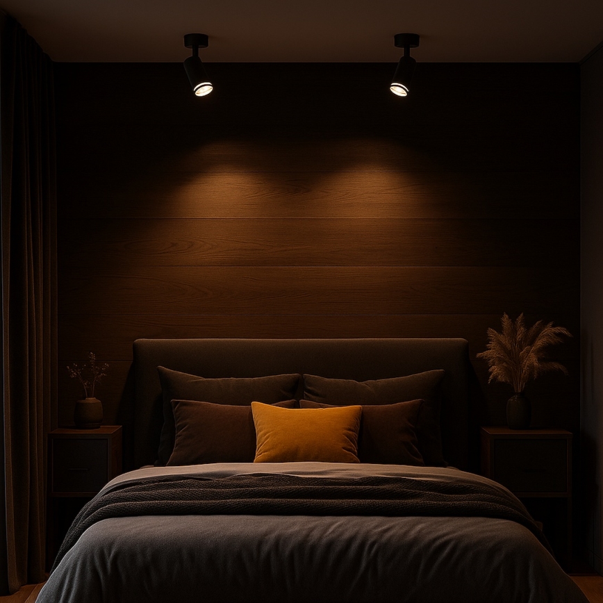 Точечный светильник PIPE 1xGU10/10W/230V чёрный