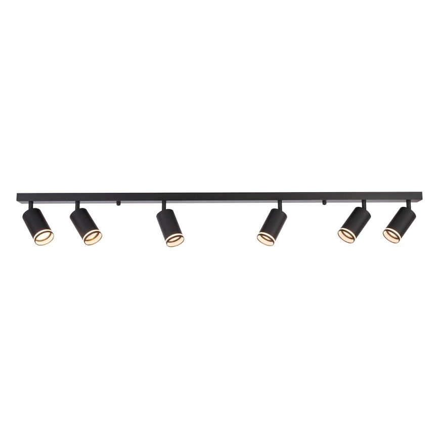 Точечный светильник PIPE 6xGU10/10W/230V черный