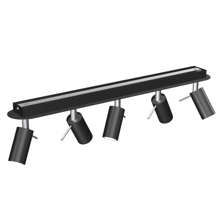 Точечный светильник PRESTON 5xGU10/40W/230V черный