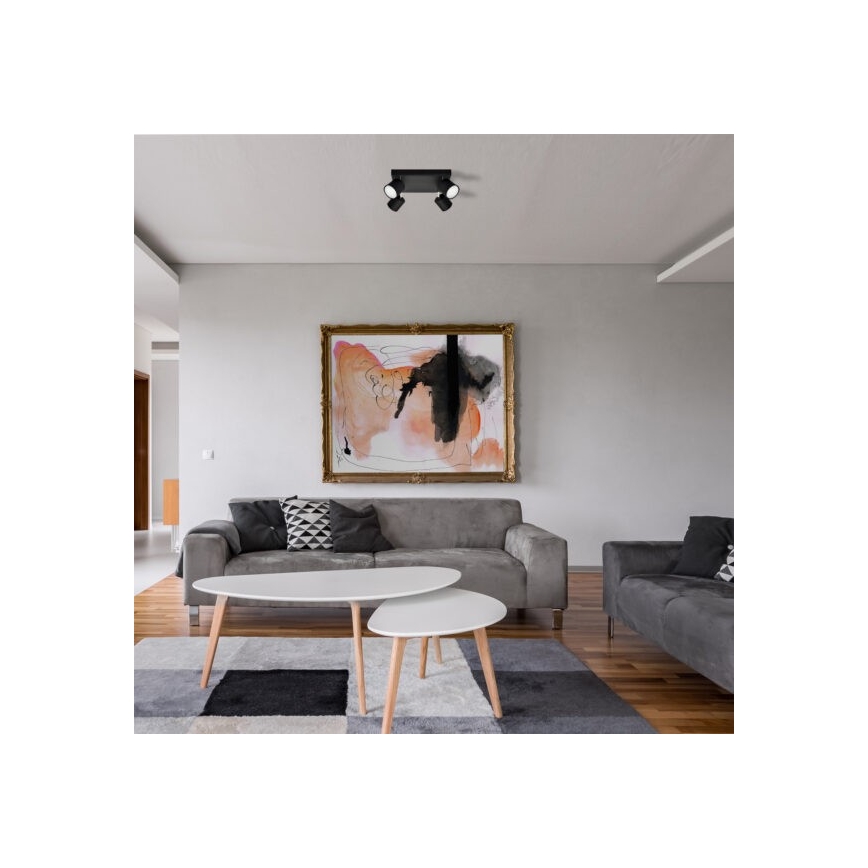 Точечный светильник PUNTA 4xGX53/10W/230V черный