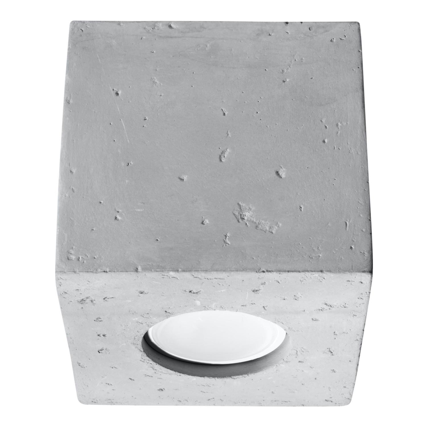 Точечный светильник QUAD 1xGU10/10W/230V бетон