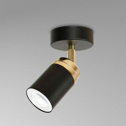 Точечный светильник RENO 1xGU10/8W/230V черный/золотистый