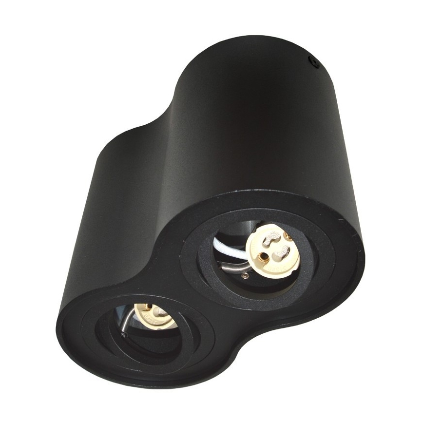 Точечный светильник SIROCO 2xGU10/30W/230V черный