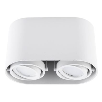 Точечный светильник SIROK 2xGU10/30W/230V белый
