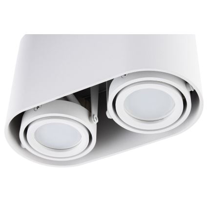 Точечный светильник SIROK 2xGU10/30W/230V белый