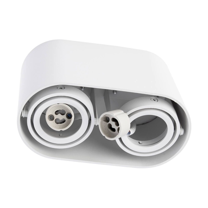 Точечный светильник SIROK 2xGU10/30W/230V белый