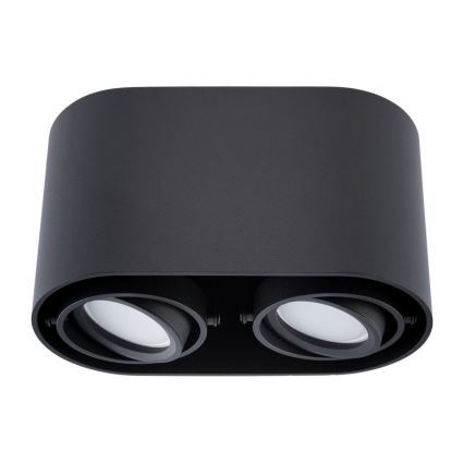Точечный светильник SIROK 2xGU10/30W/230V черный